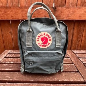 Fjallraven Kanken Mini Backpack in Frost Green